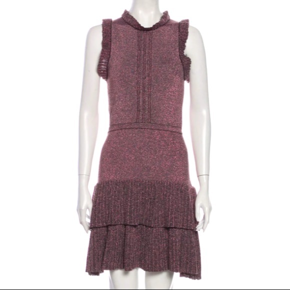 Dresses & Skirts - PARKER  Metallic Colorblock Pattern Mini Dress